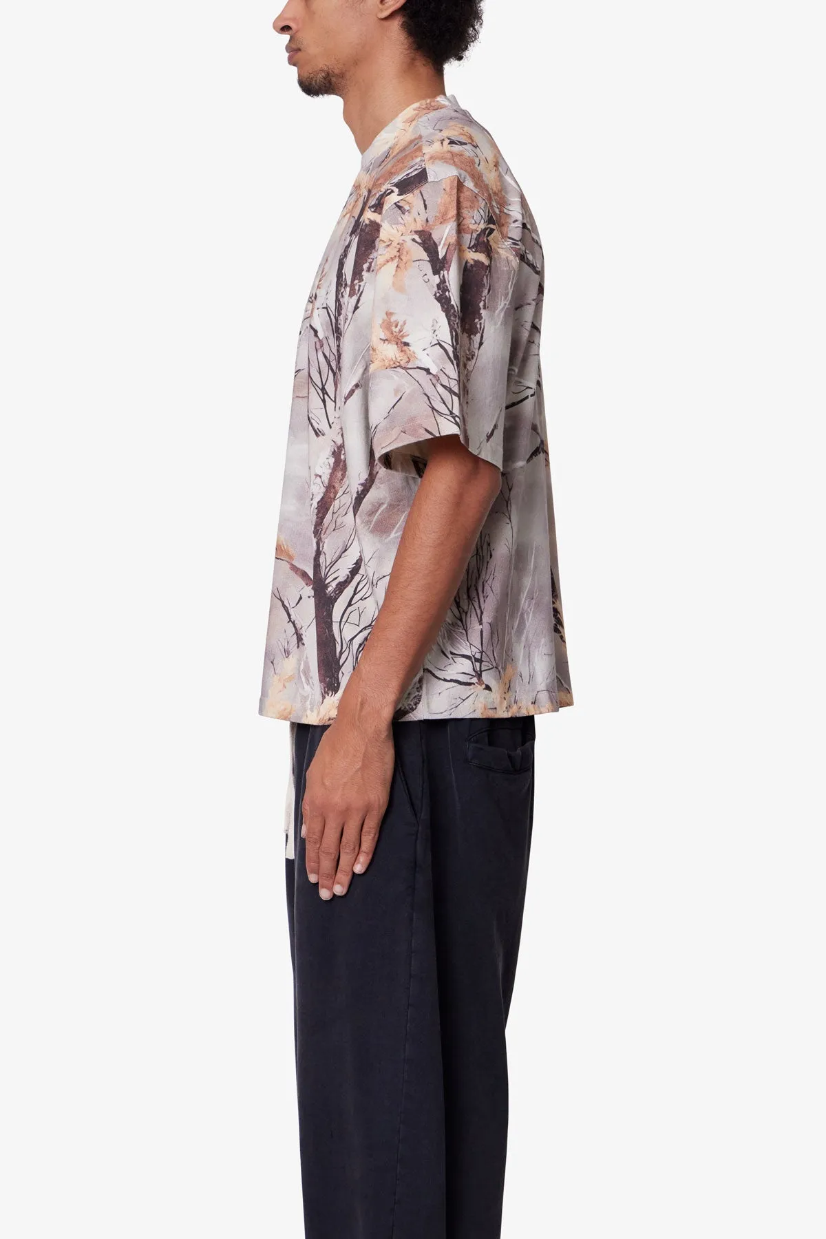 Washed Dart Tee - Snow Camo sold by MNML product image thumbnail 4