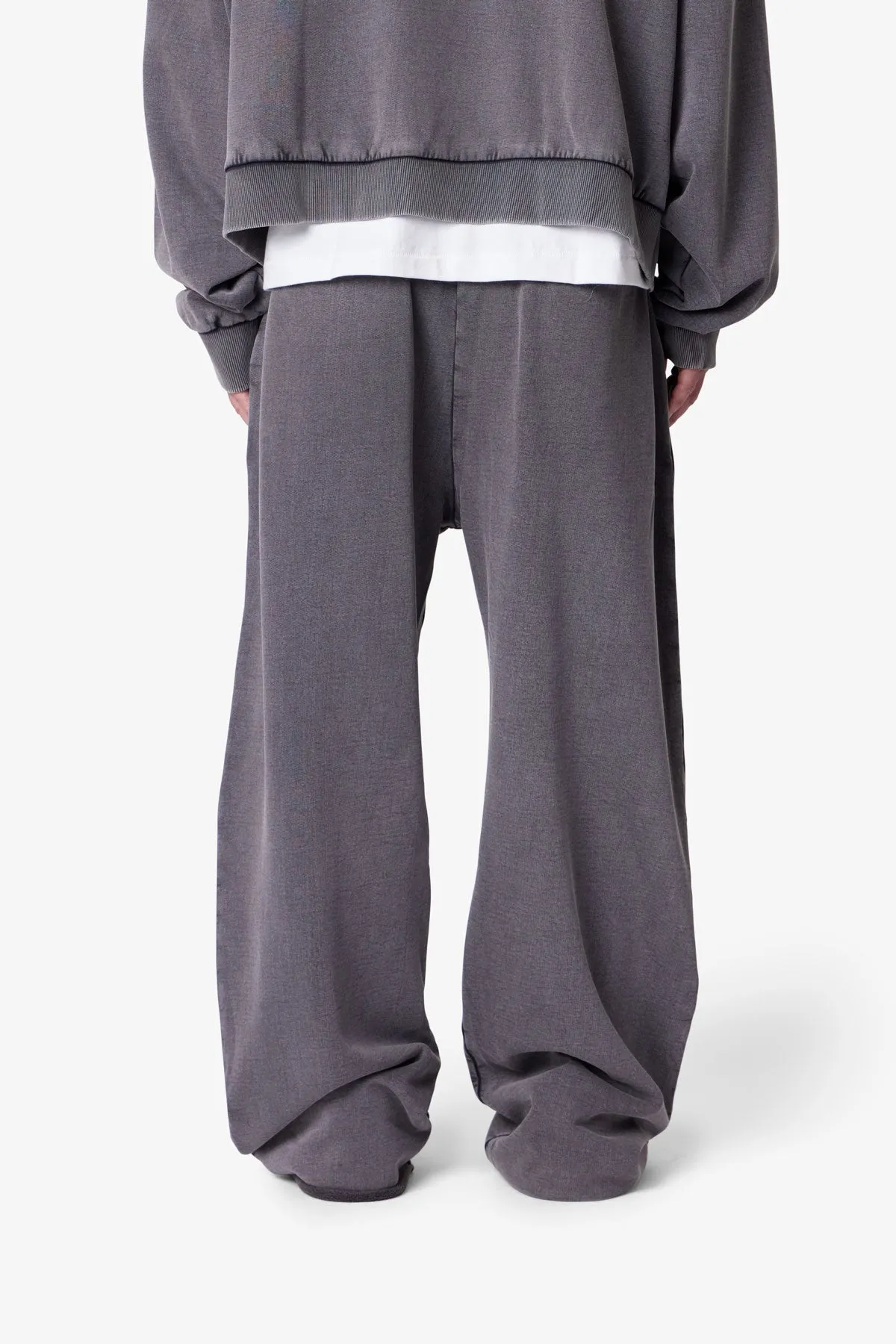 Ultra Baggy Fleece Sweatpants - Vintage Black sold by MNML product image thumbnail 5