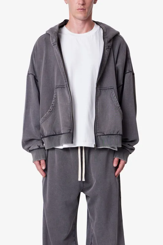 Full Zip Hoodie - Vintage Black sold by MNML