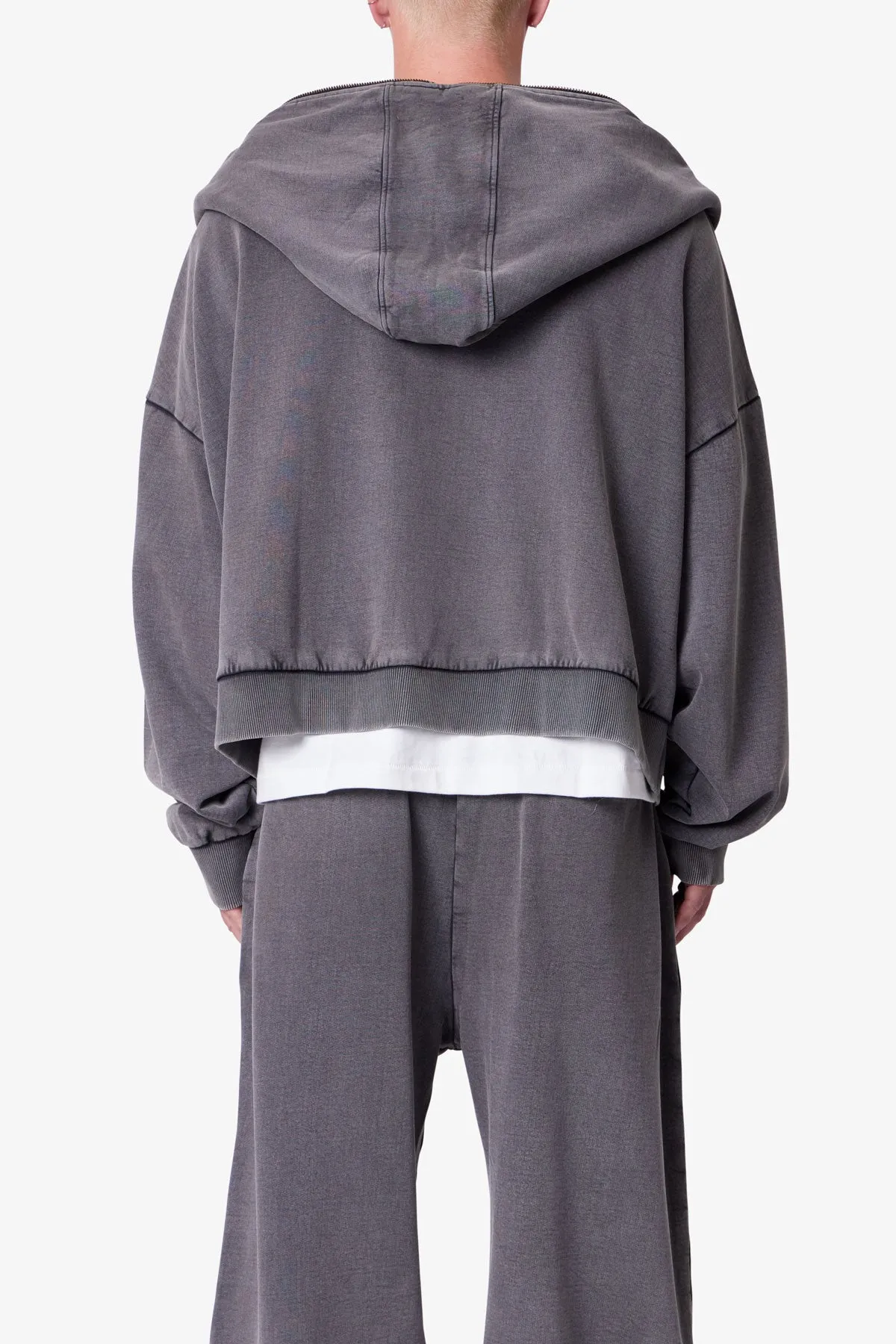 Full Zip Hoodie - Vintage Black sold by MNML product image thumbnail 5