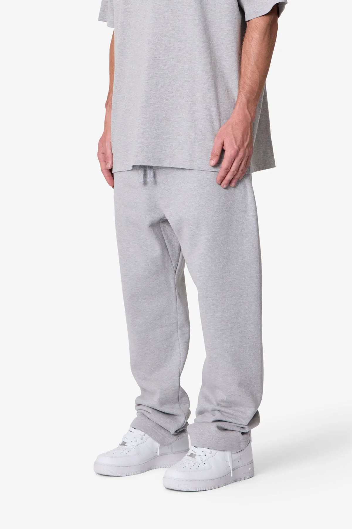 Heavy Basic Sweatpants - Marled Grey sold by MNML product image thumbnail 3