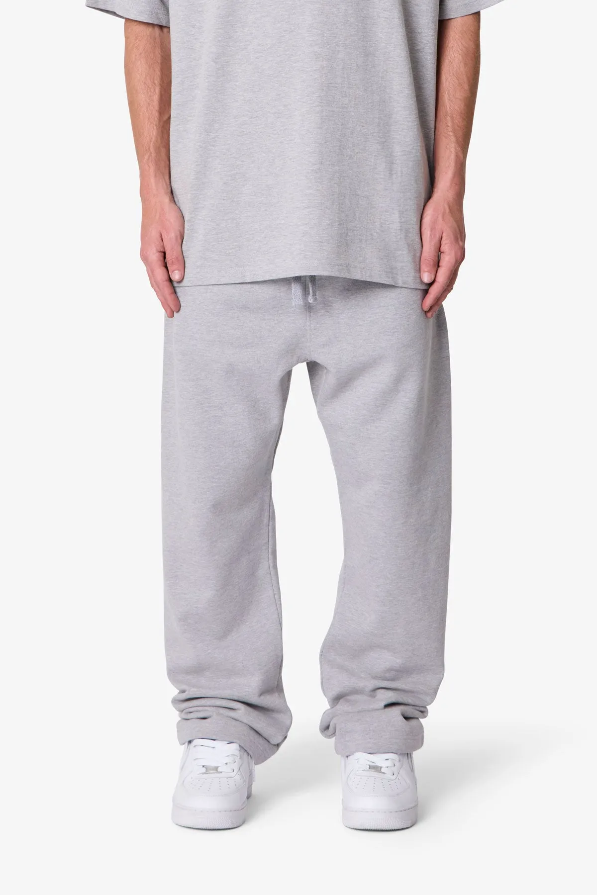 Heavy Basic Sweatpants - Marled Grey sold by MNML
