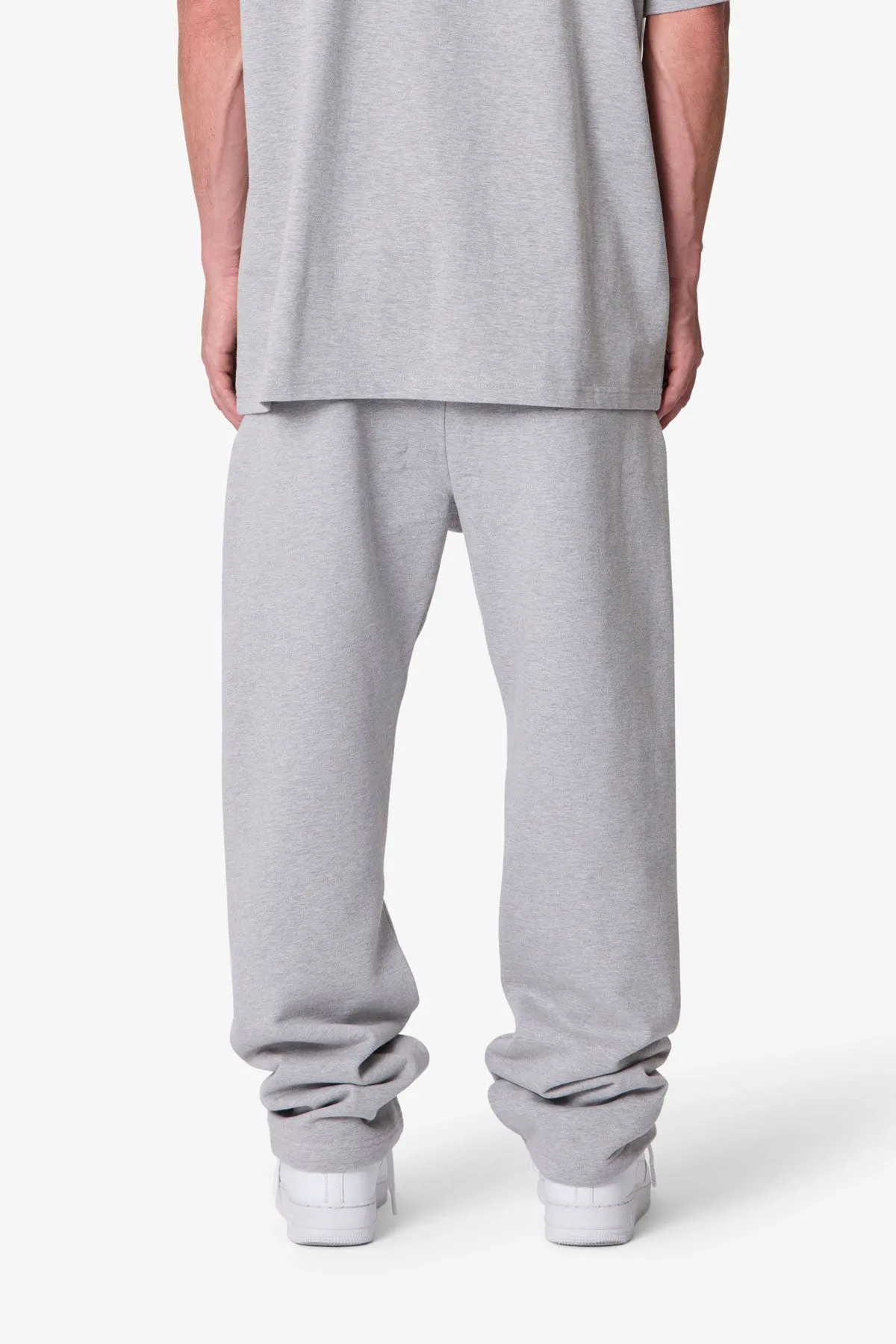 Heavy Basic Sweatpants - Marled Grey sold by MNML product image thumbnail 5
