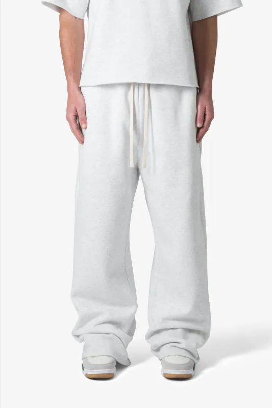 Washed Ultra Baggy Sweatpants - Heather Grey - OLD sold by MNML