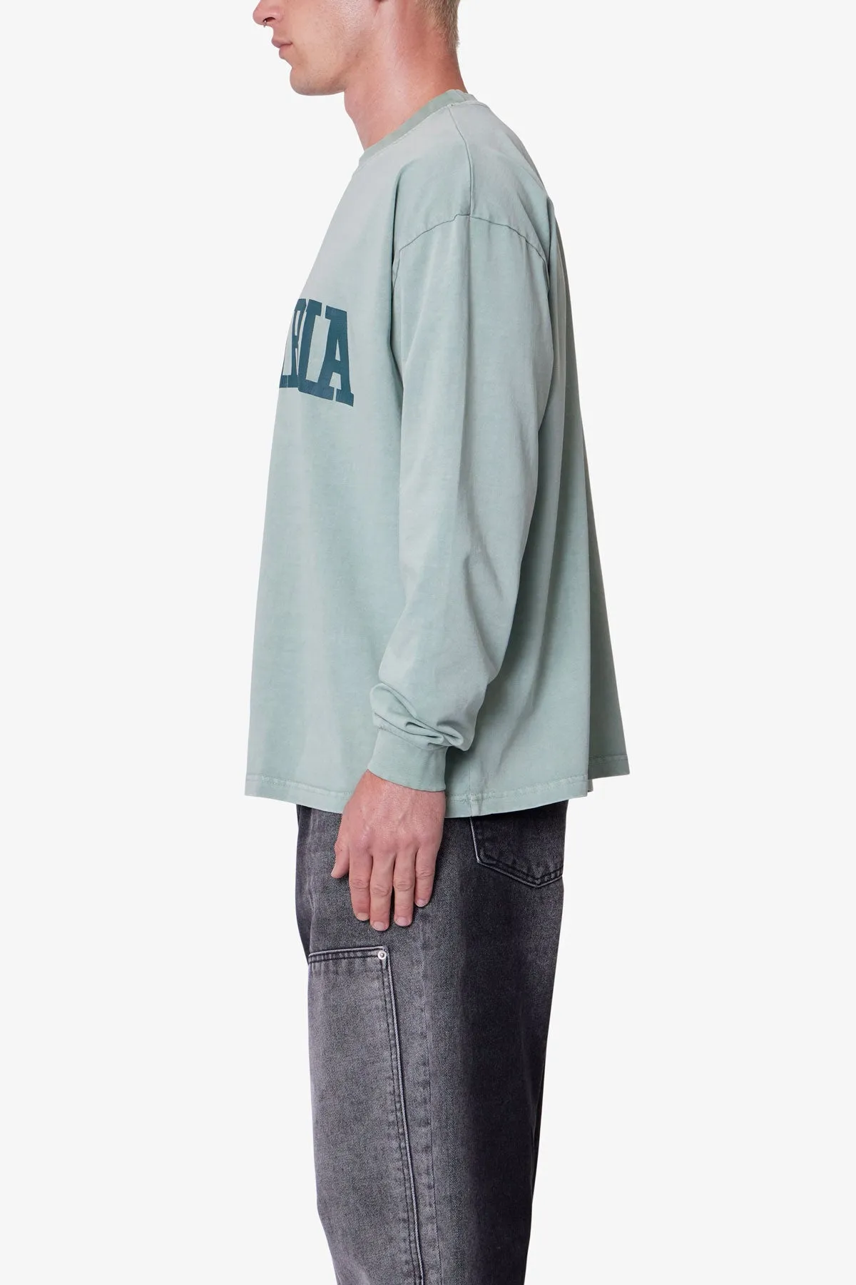 Colombia L/S Tee - Green sold by MNML product image thumbnail 4