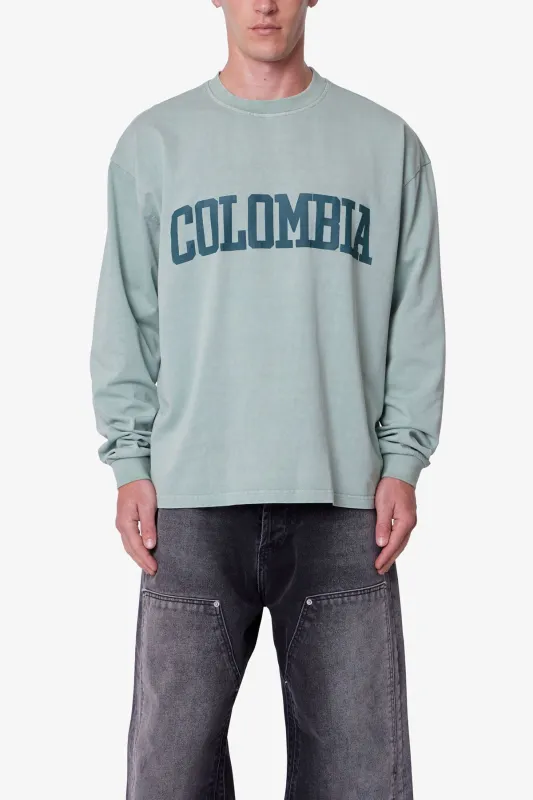 Colombia L/S Tee - Green sold by MNML