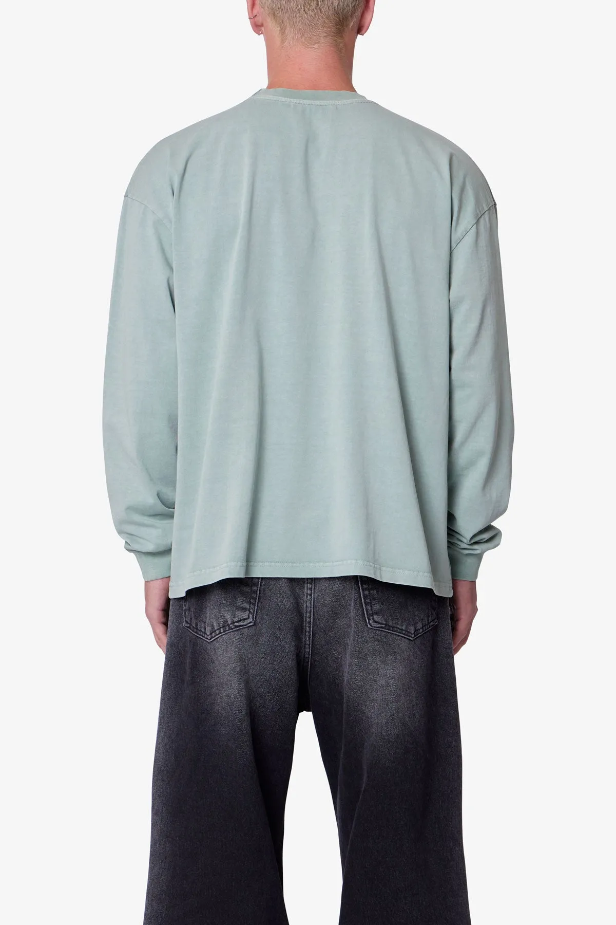 Colombia L/S Tee - Green sold by MNML product image thumbnail 5