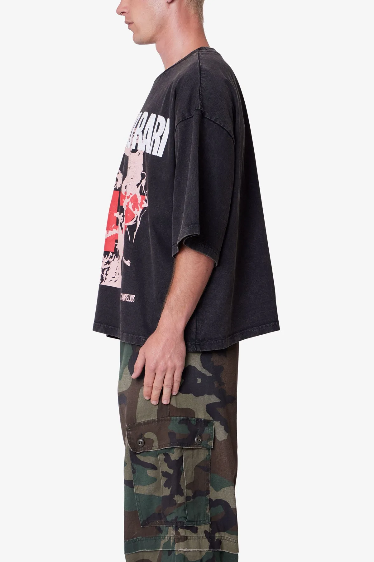 No Risk No Rari Print Tee - Black sold by MNML product image thumbnail 4