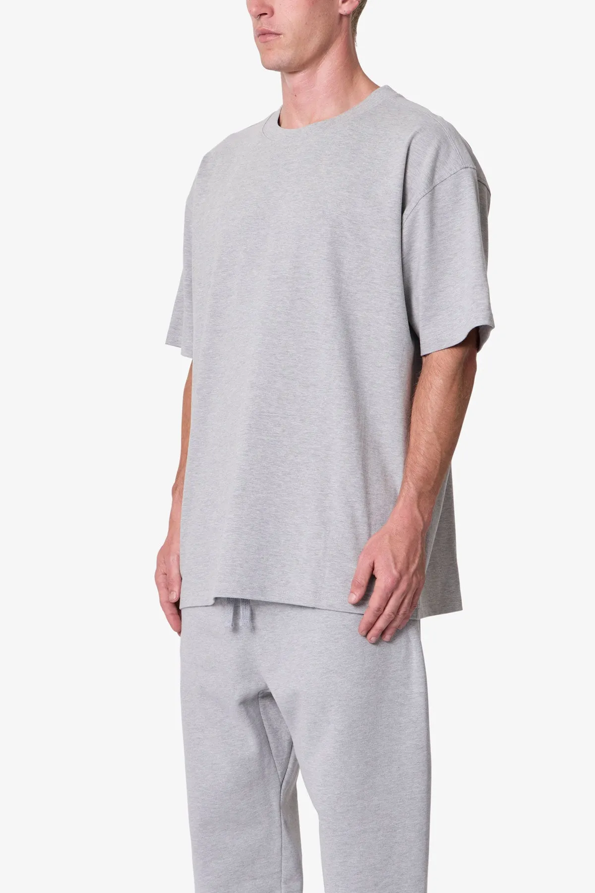 Heavy Basic Tee - Marled Grey sold by MNML product image thumbnail 3