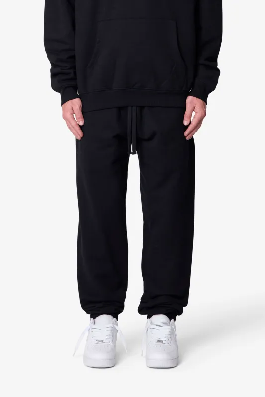 Heavy Basic Sweatpants - Black sold by MNML