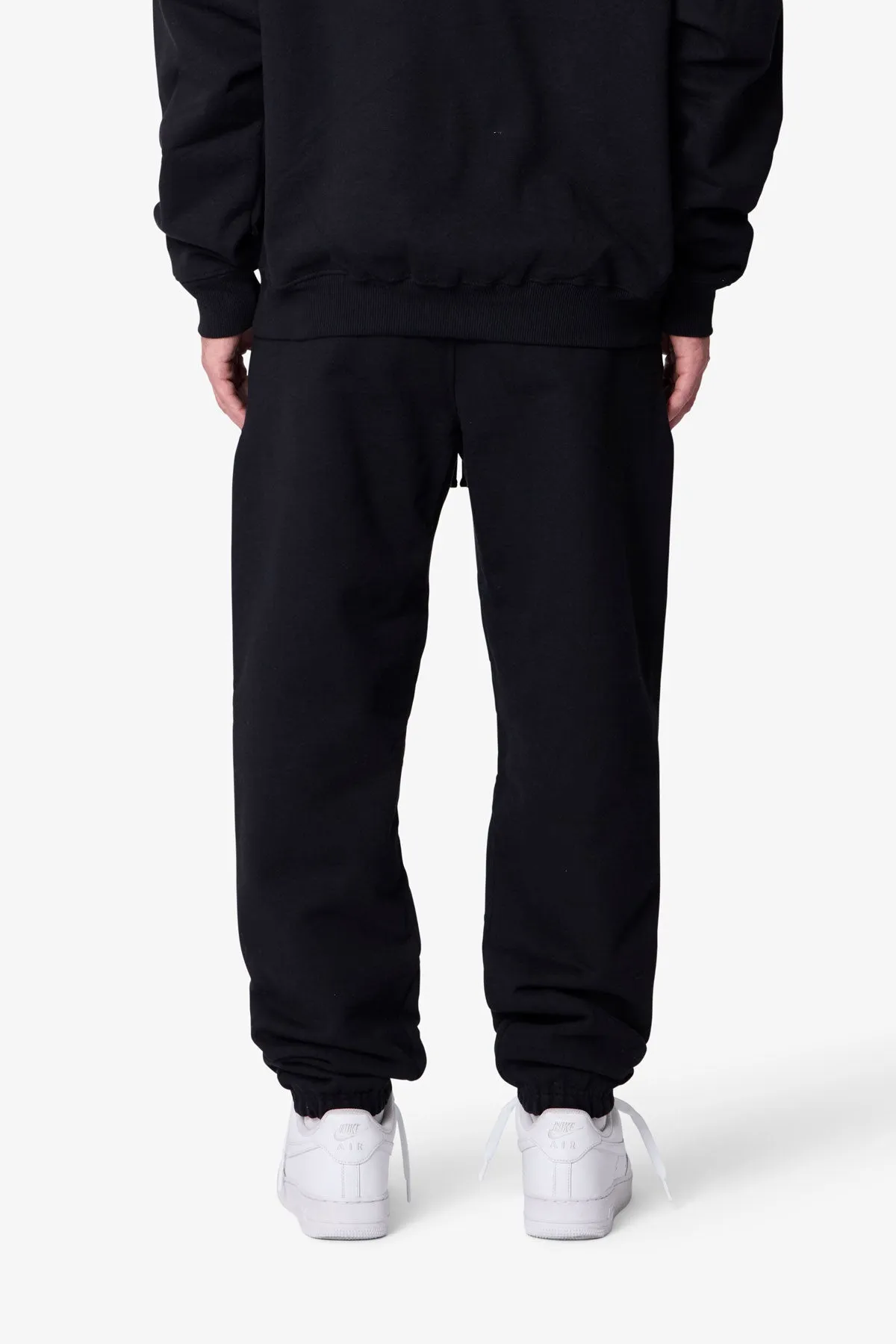 Heavy Basic Sweatpants - Black sold by MNML product image thumbnail 5