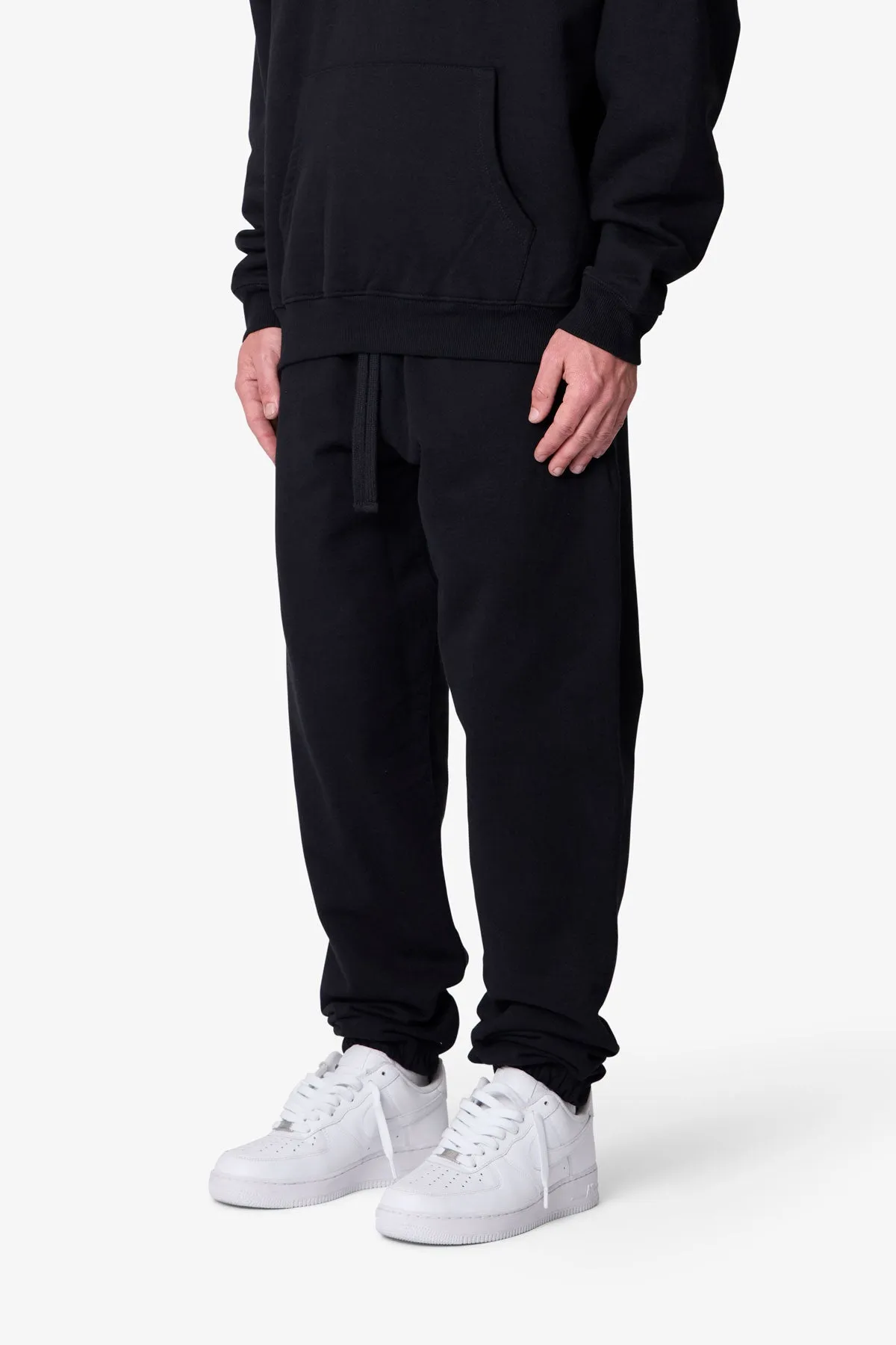 Heavy Basic Sweatpants - Black sold by MNML product image thumbnail 3