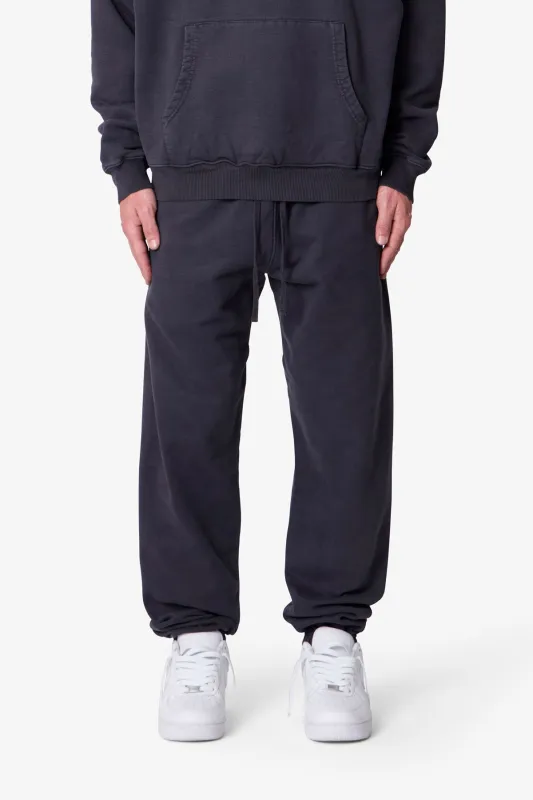 Heavy Basic Sweatpants - Washed Black sold by MNML
