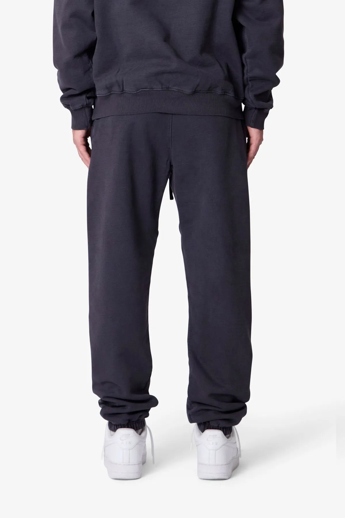 Heavy Basic Sweatpants - Washed Black sold by MNML product image thumbnail 5