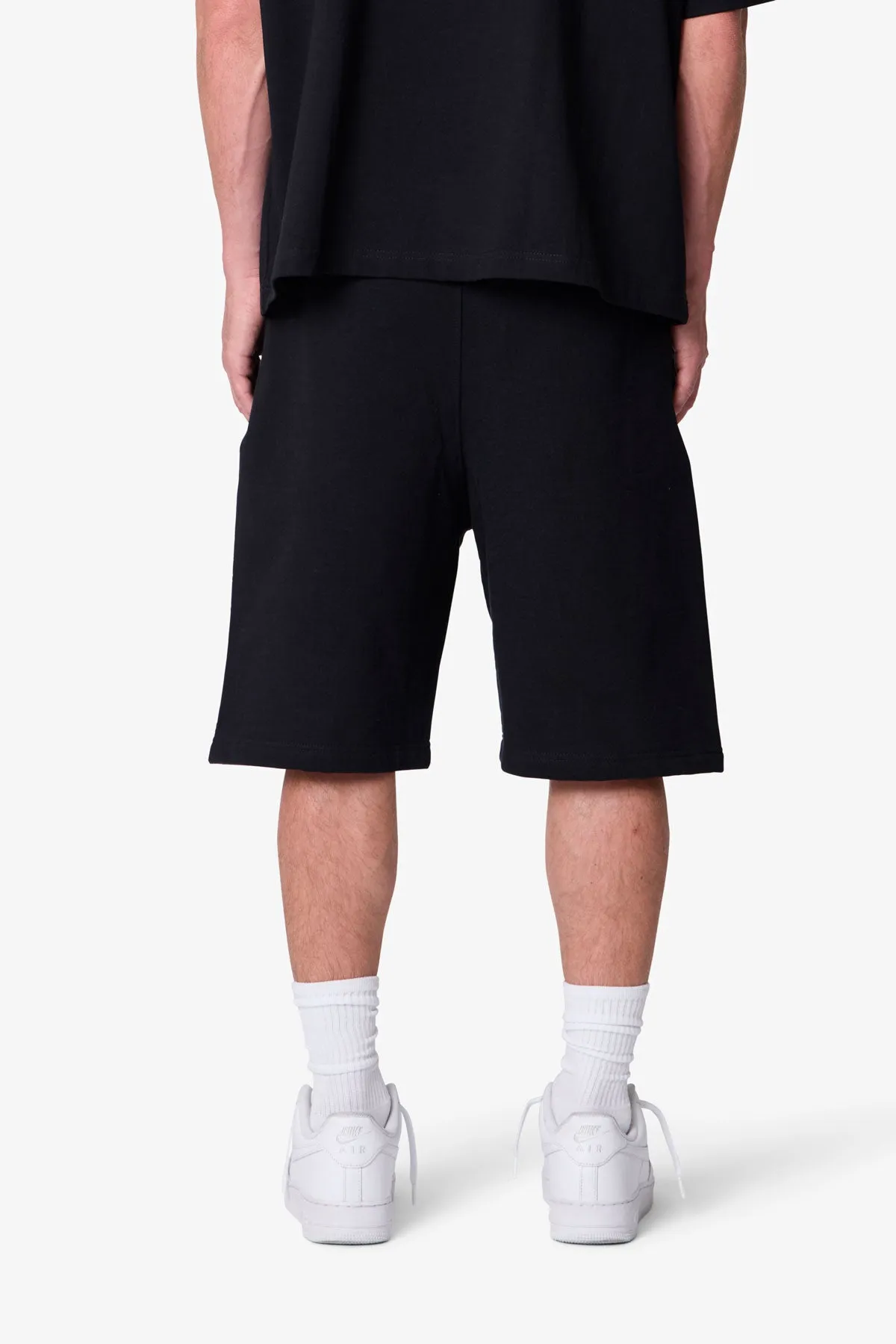 Heavy Basic Sweatshorts - Black sold by MNML product image thumbnail 5