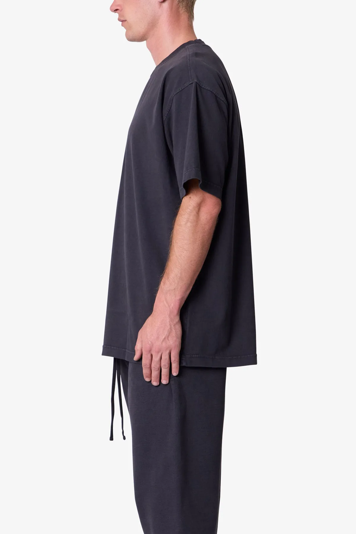 Heavy Basic Tee - Washed Black sold by MNML product image thumbnail 4