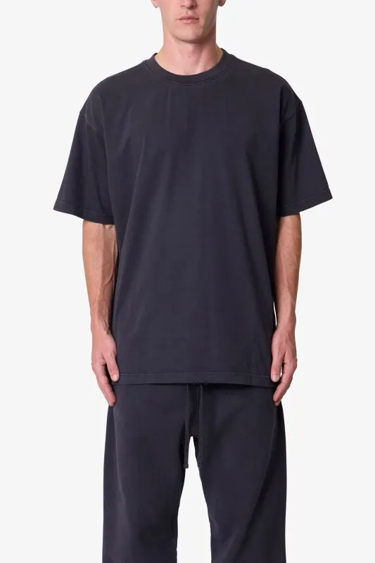 Heavy Basic Tee - Washed Black sold by MNML