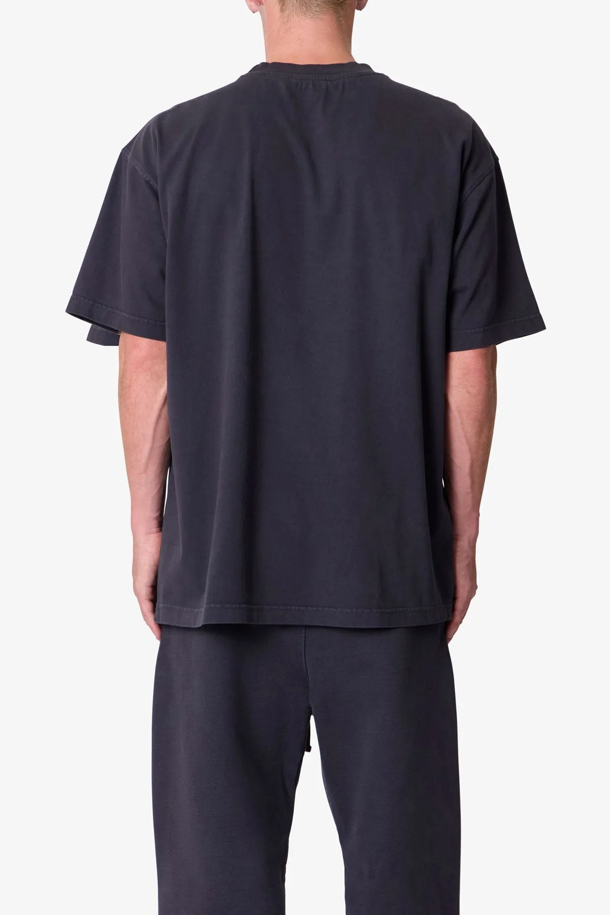 Heavy Basic Tee - Washed Black sold by MNML product image thumbnail 5