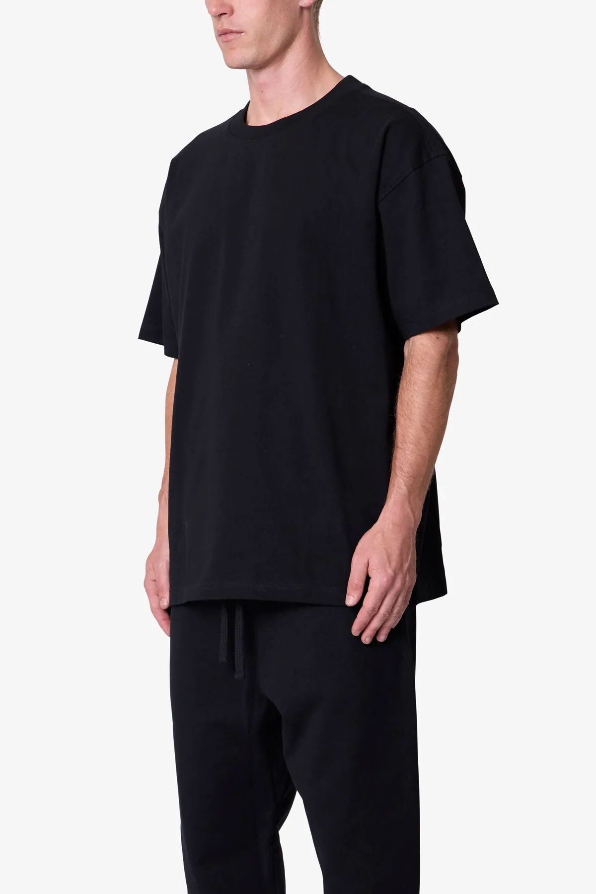 Heavy Basic Tee - Black sold by MNML product image thumbnail 3