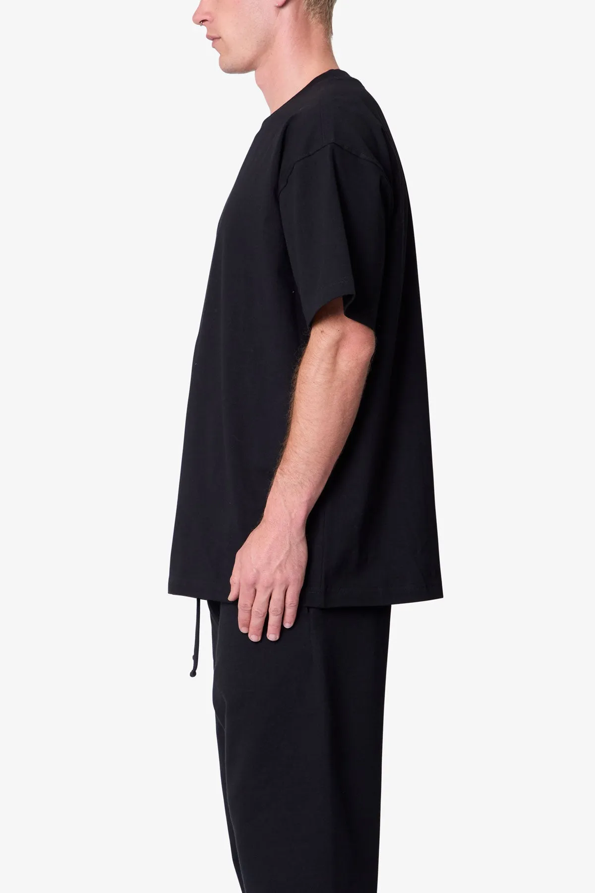 Heavy Basic Tee - Black sold by MNML product image thumbnail 4