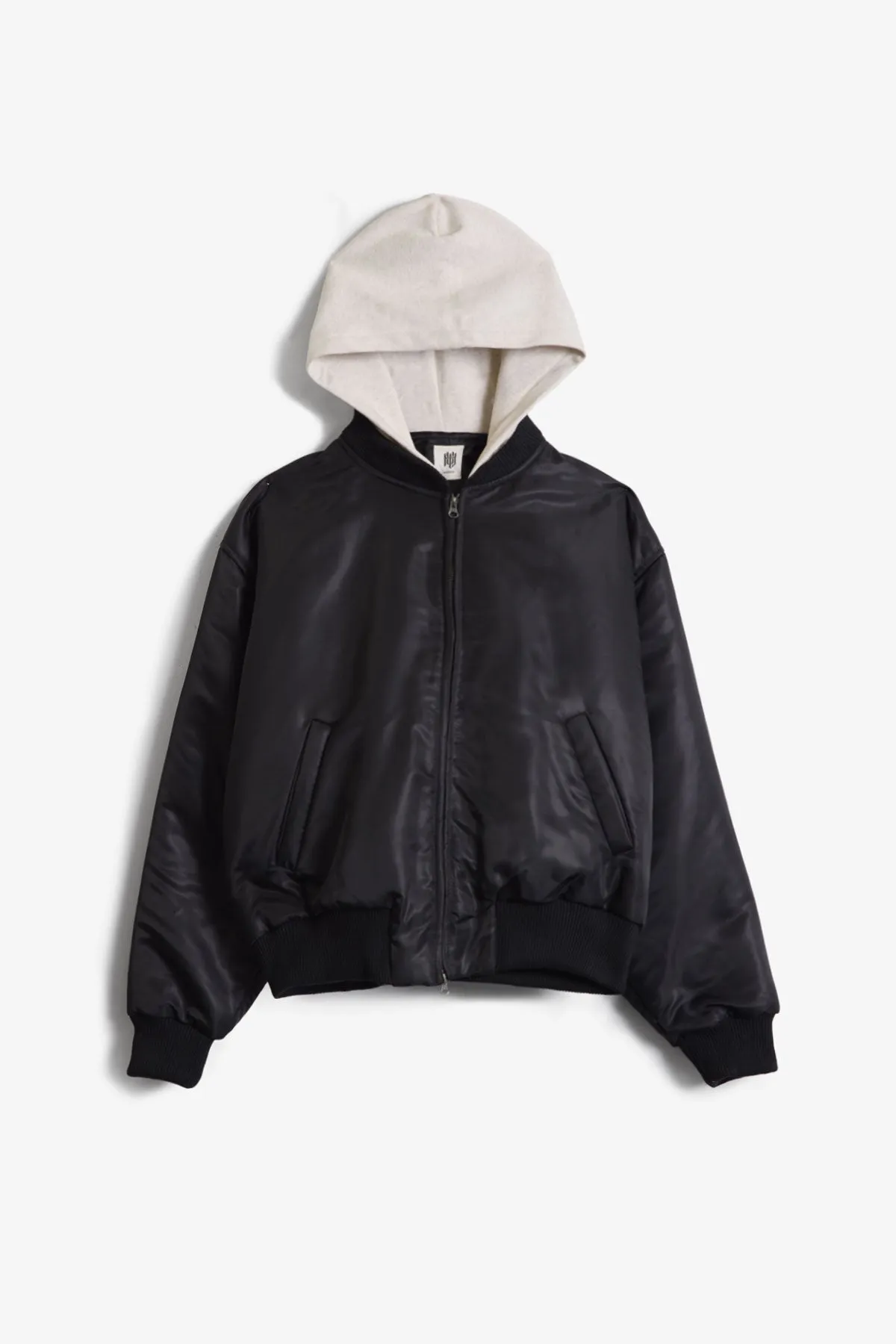 LWH Hooded Bomber Jacket - Black sold by MNML