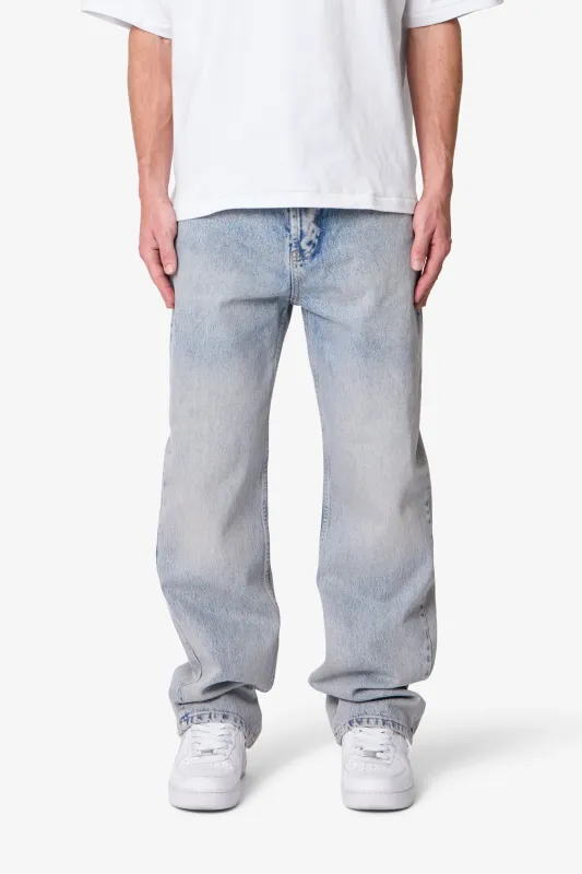 Baggy Denim - Light Sand Washed Blue sold by MNML