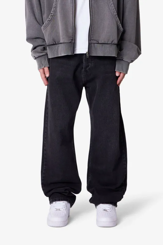 Ultra Baggy Denim - Stone Wash Black sold by MNML