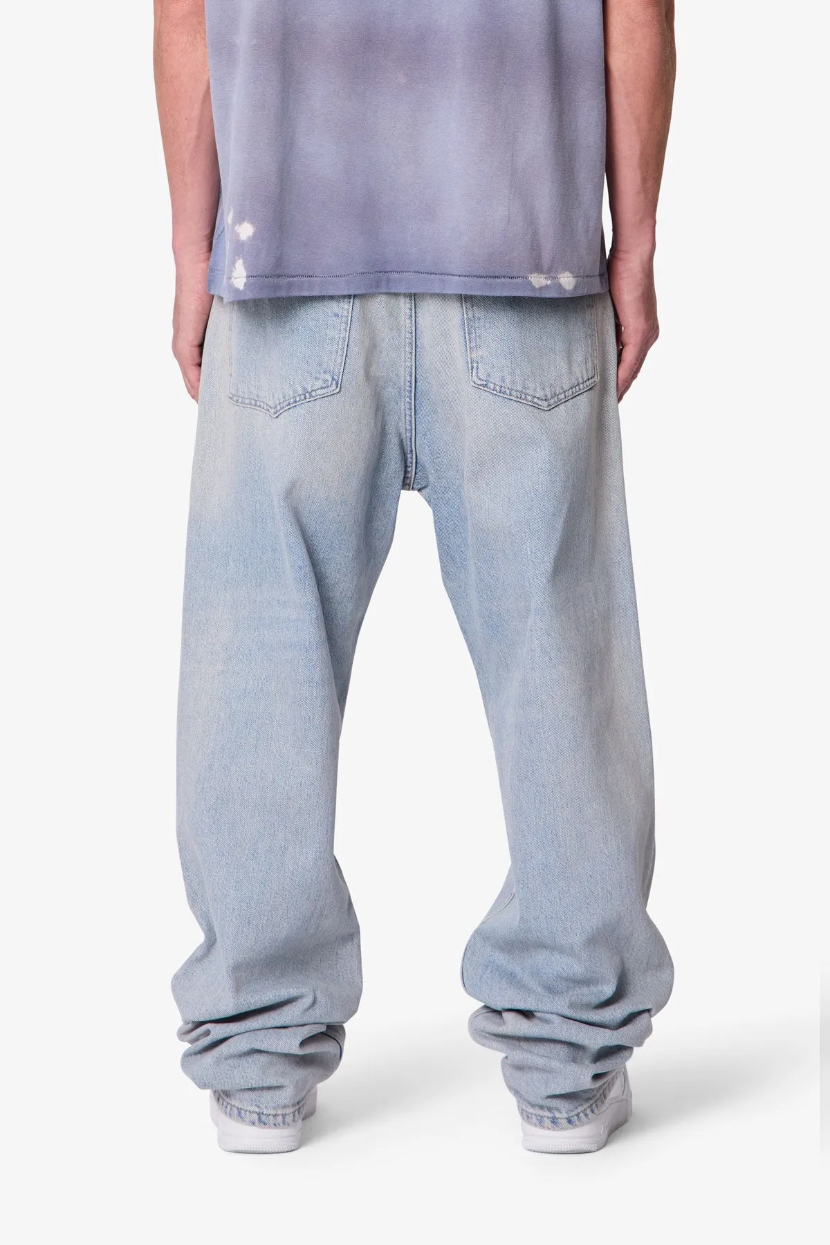 Ultra Baggy Denim - Light Sand Washed Blue sold by MNML product image thumbnail 5