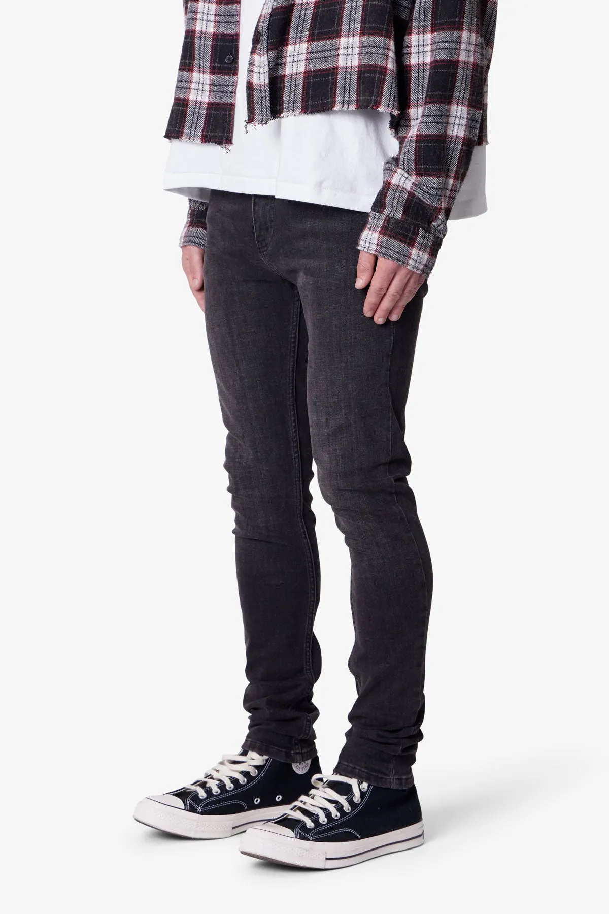 Skinny Denim - Stone Wash Black sold by MNML product image thumbnail 3