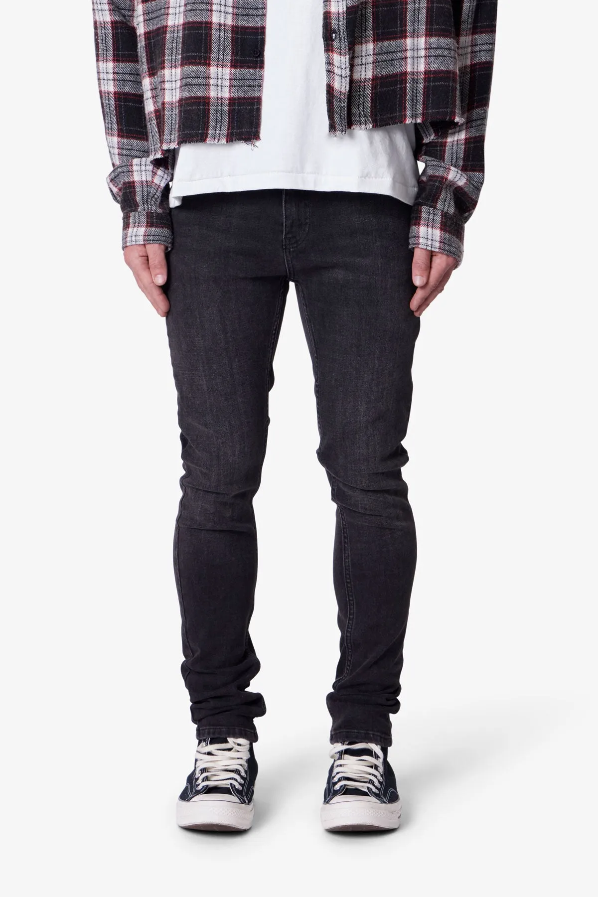 Skinny Denim - Stone Wash Black sold by MNML product image thumbnail 2