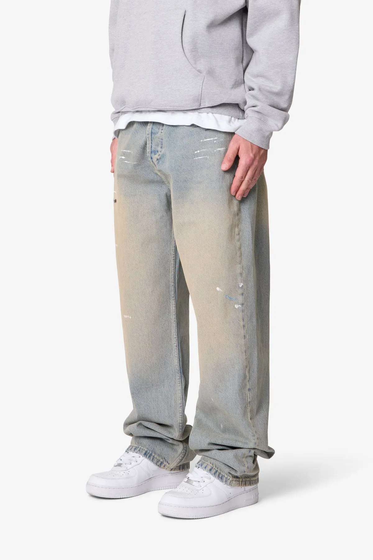 Ultra Baggy Painter Denim - Light Sand Washed Blue sold by MNML product image thumbnail 3