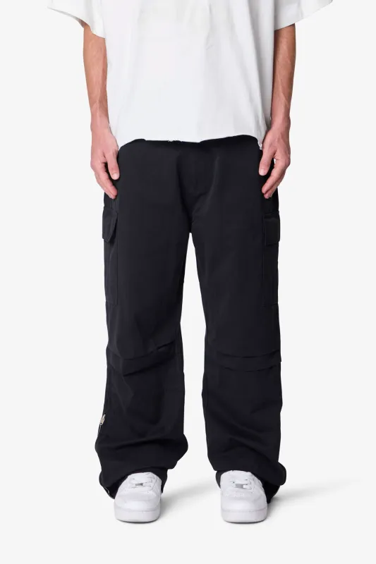 Ripstop Side Zip Cargo Pants - Black sold by MNML