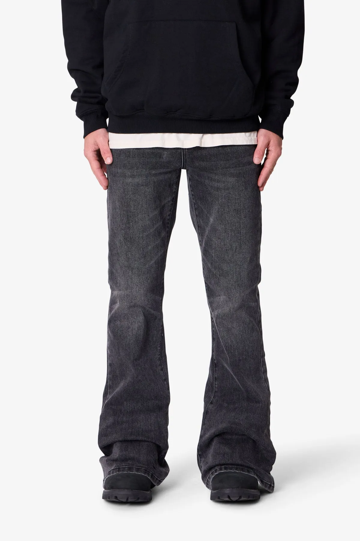 Super Flare Denim - Vintage Black sold by MNML