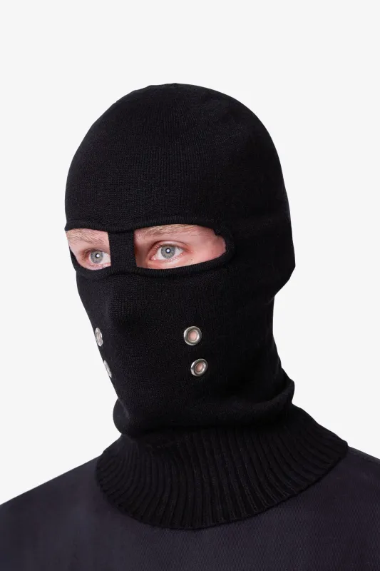 Wool Balaclava Mask - Black sold by MNML