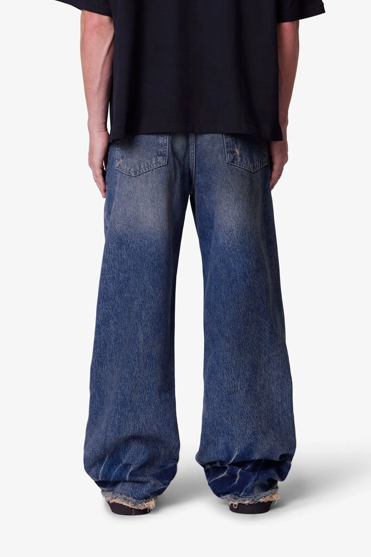 Ultra Baggy Oil Denim - Medium Blue sold by MNML product image thumbnail 5
