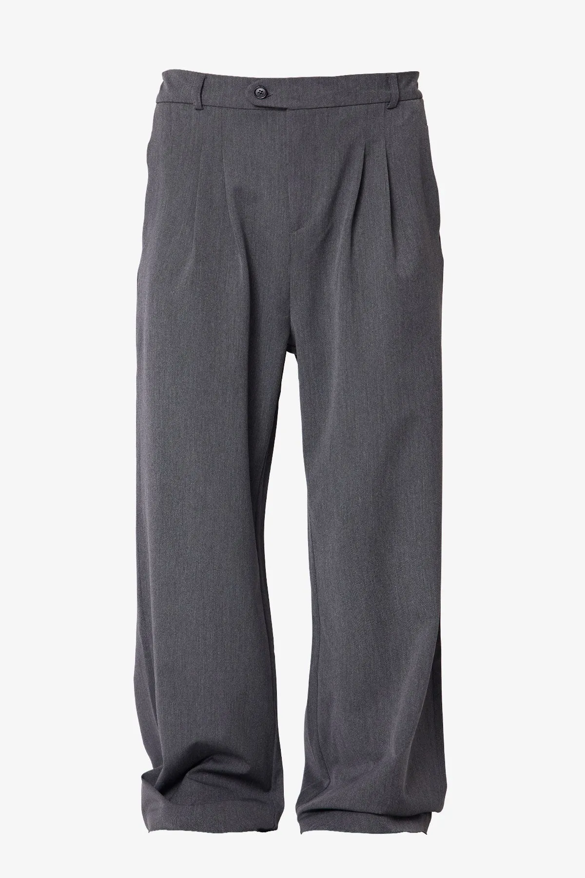 Easy Pleated Trouser Pants - Grey sold by MNML