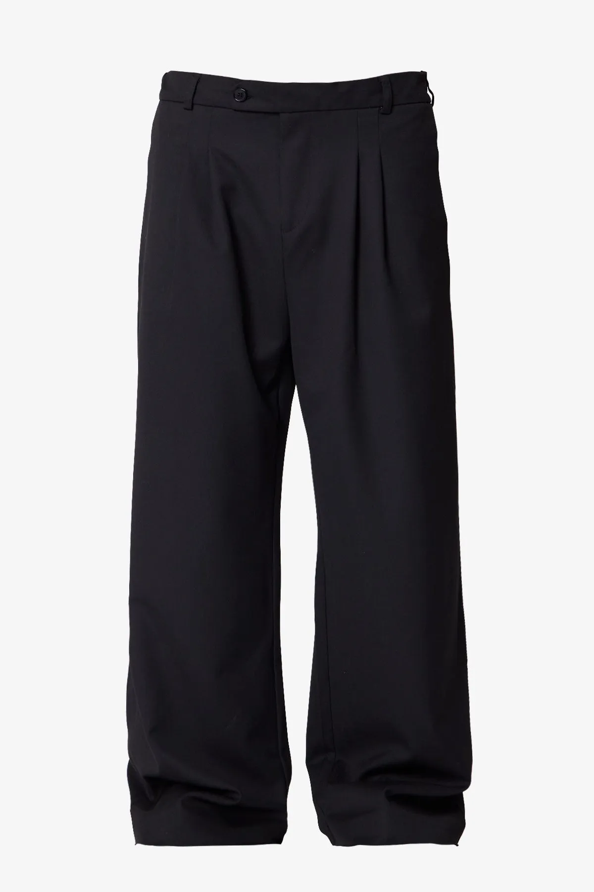 Easy Pleated Trouser Pants - Black sold by MNML product image thumbnail 2