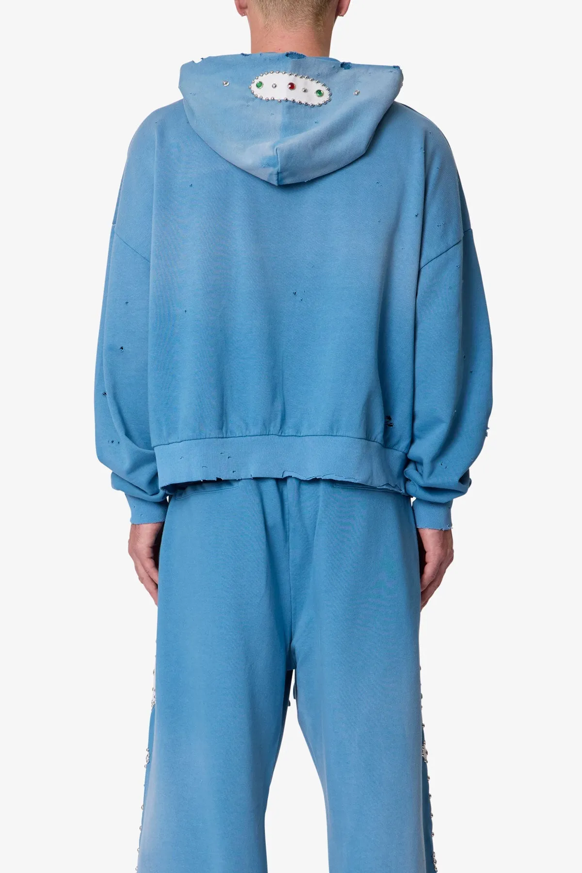 Mojave Hoodie - Washed Blue sold by MNML product image thumbnail 5