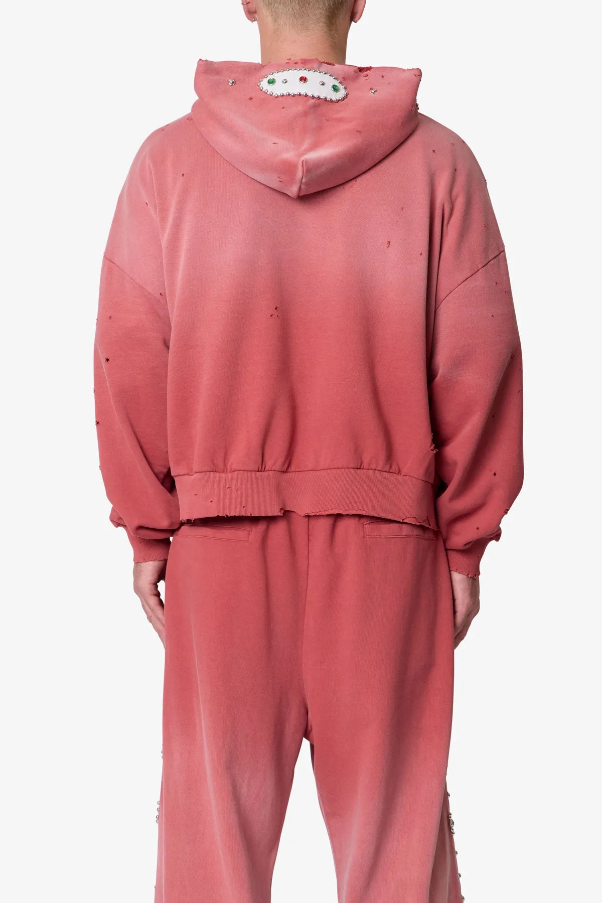 Mojave Hoodie - Washed Red sold by MNML product image thumbnail 5