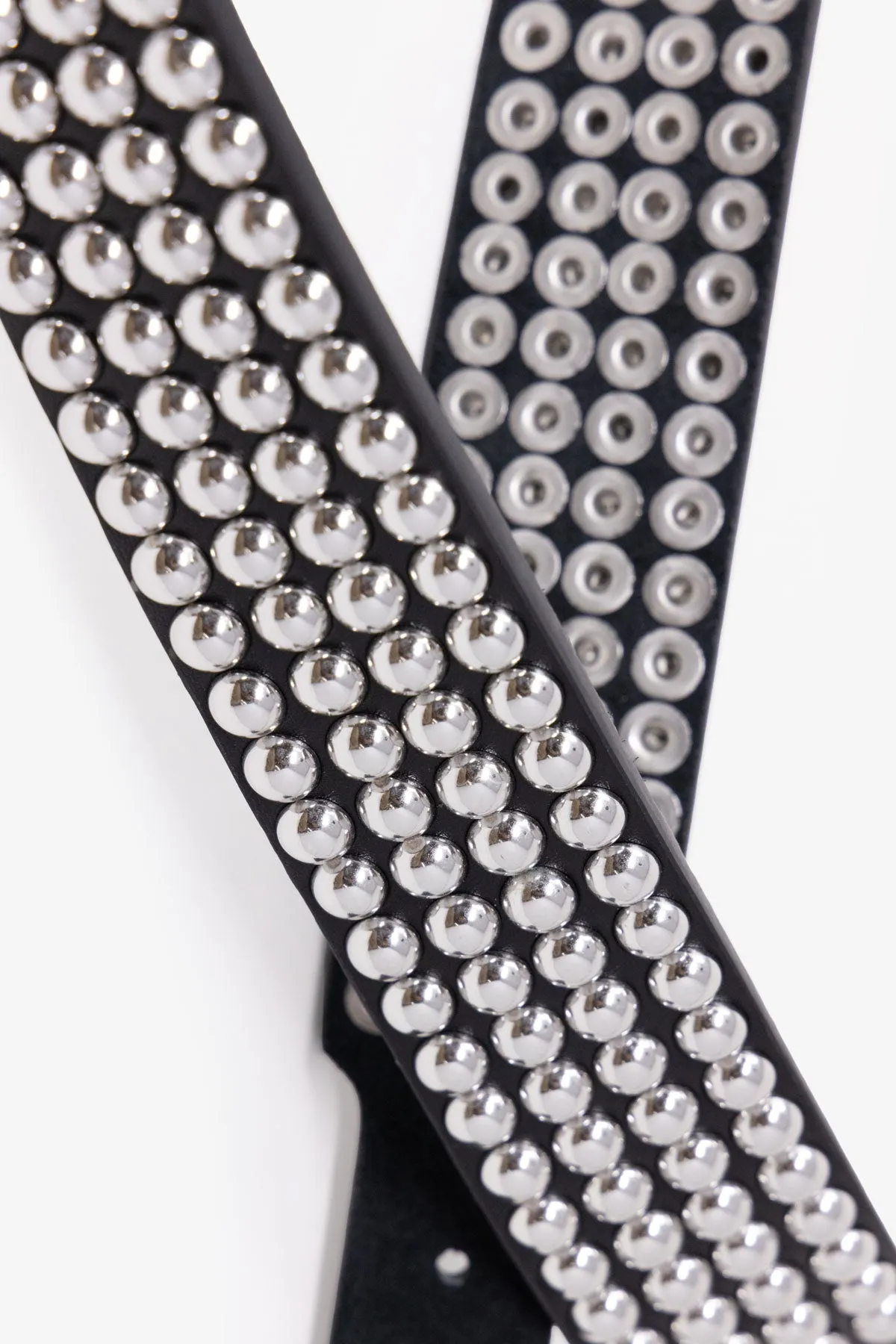 Vintage Studded Belt - Black sold by MNML product image thumbnail 4