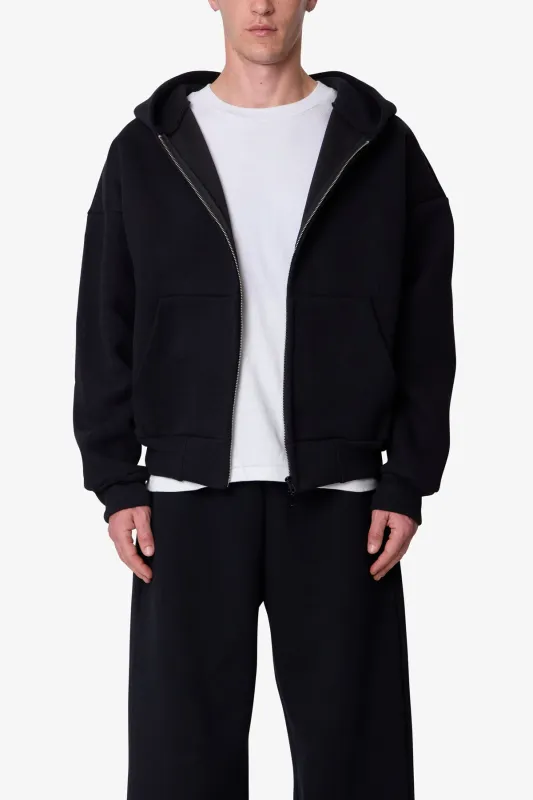 Stiff Lounge Zip Up Hoodie - Black sold by MNML
