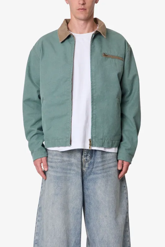 Blanket Lined Work Jacket - Green sold by MNML