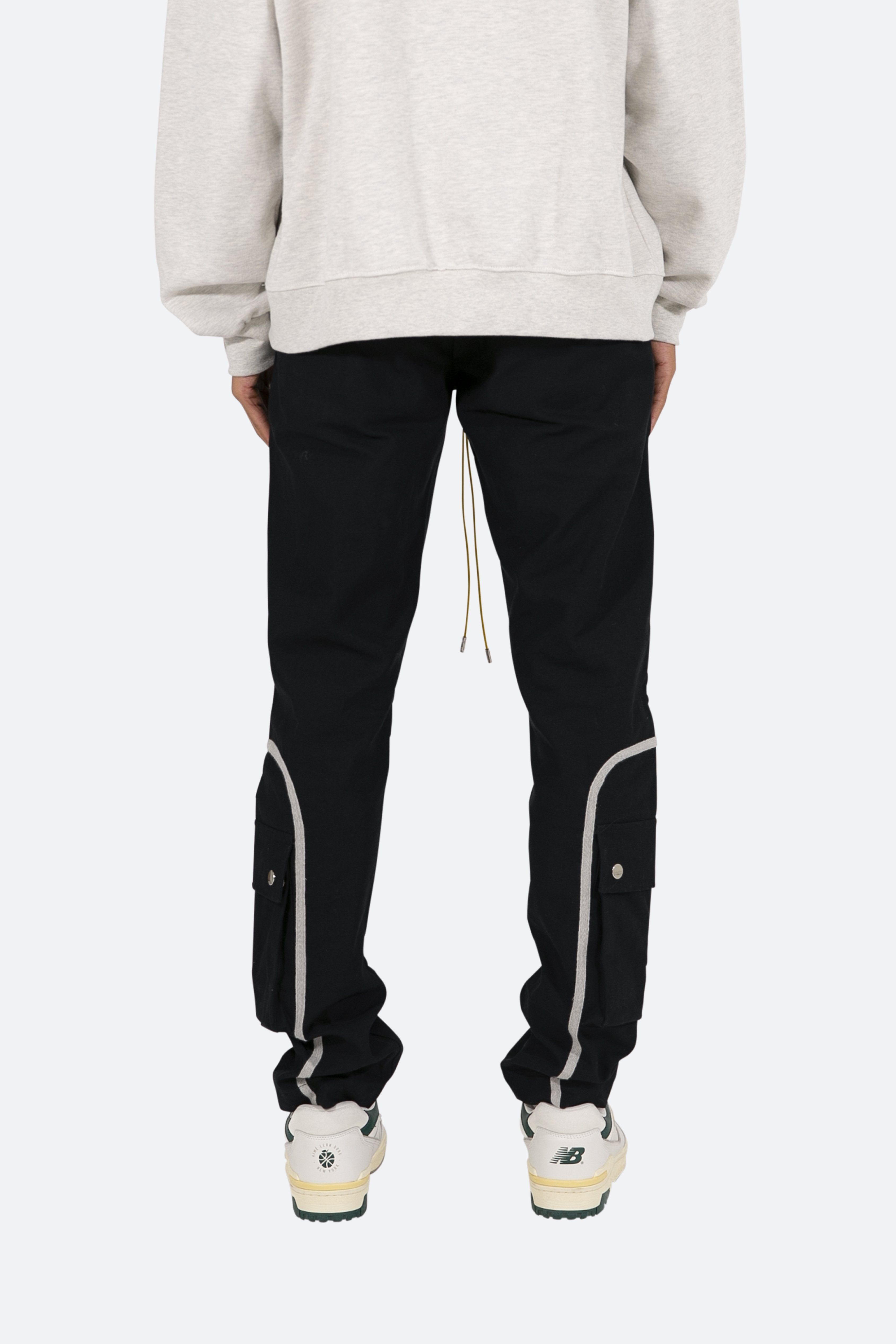 Contrast Taped Cargo Pants - Black sold by MNML product image thumbnail 5