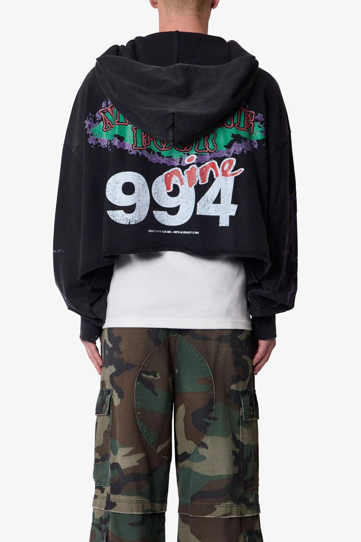 Snake 994 Hoodie - Black sold by MNML product image thumbnail 5