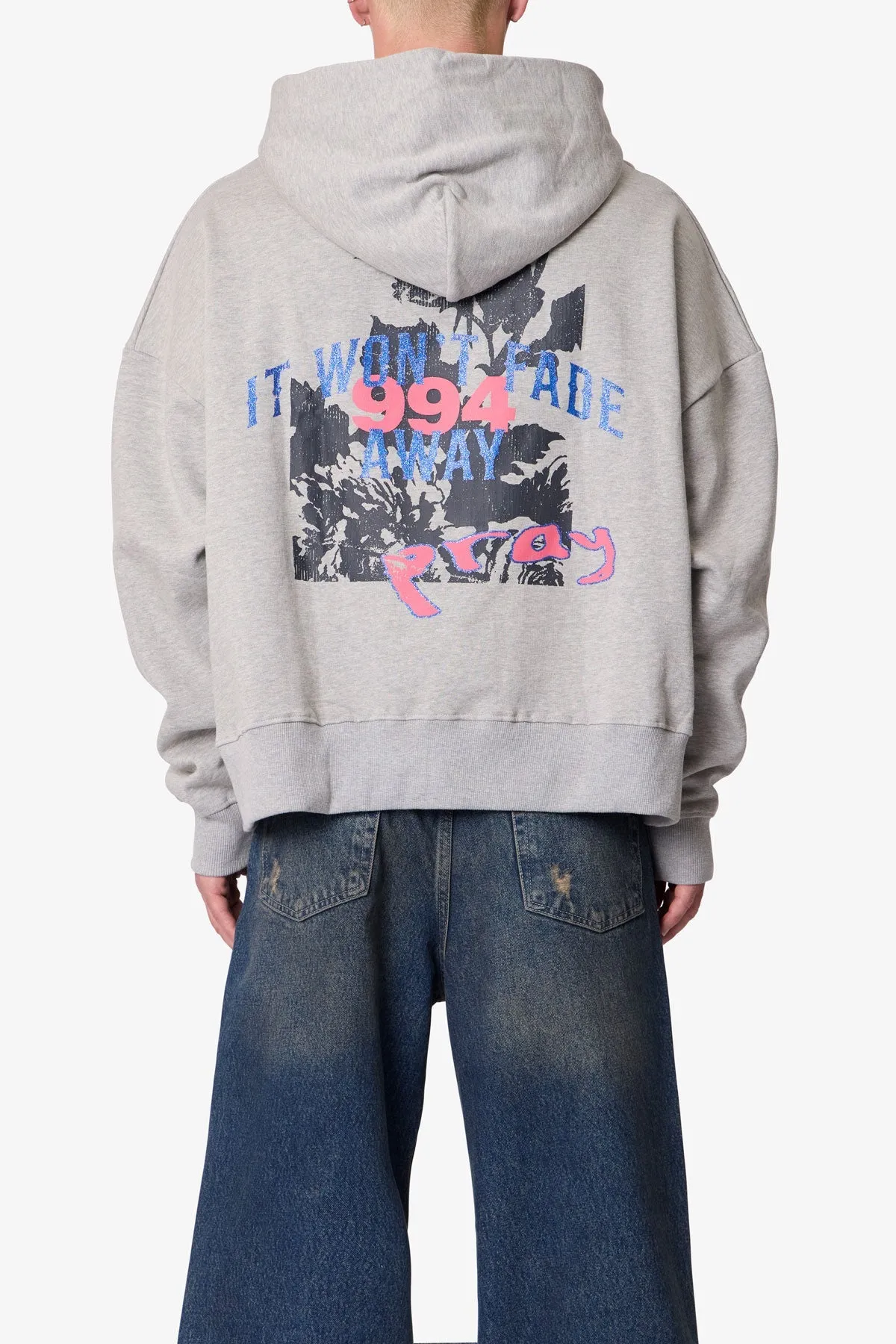 Fade Away Hoodie - Grey sold by MNML product image thumbnail 5