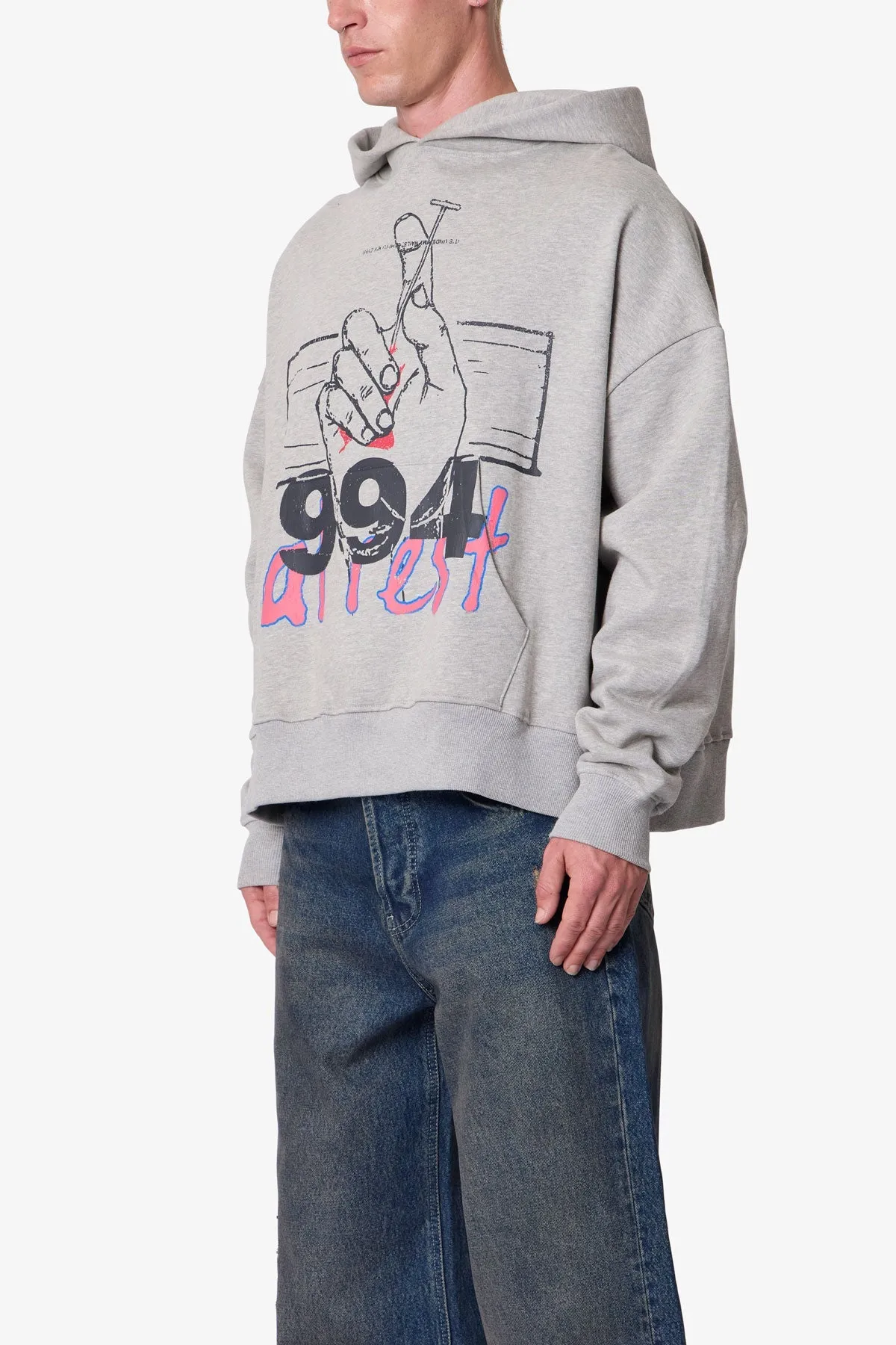 Fade Away Hoodie - Grey sold by MNML product image thumbnail 3