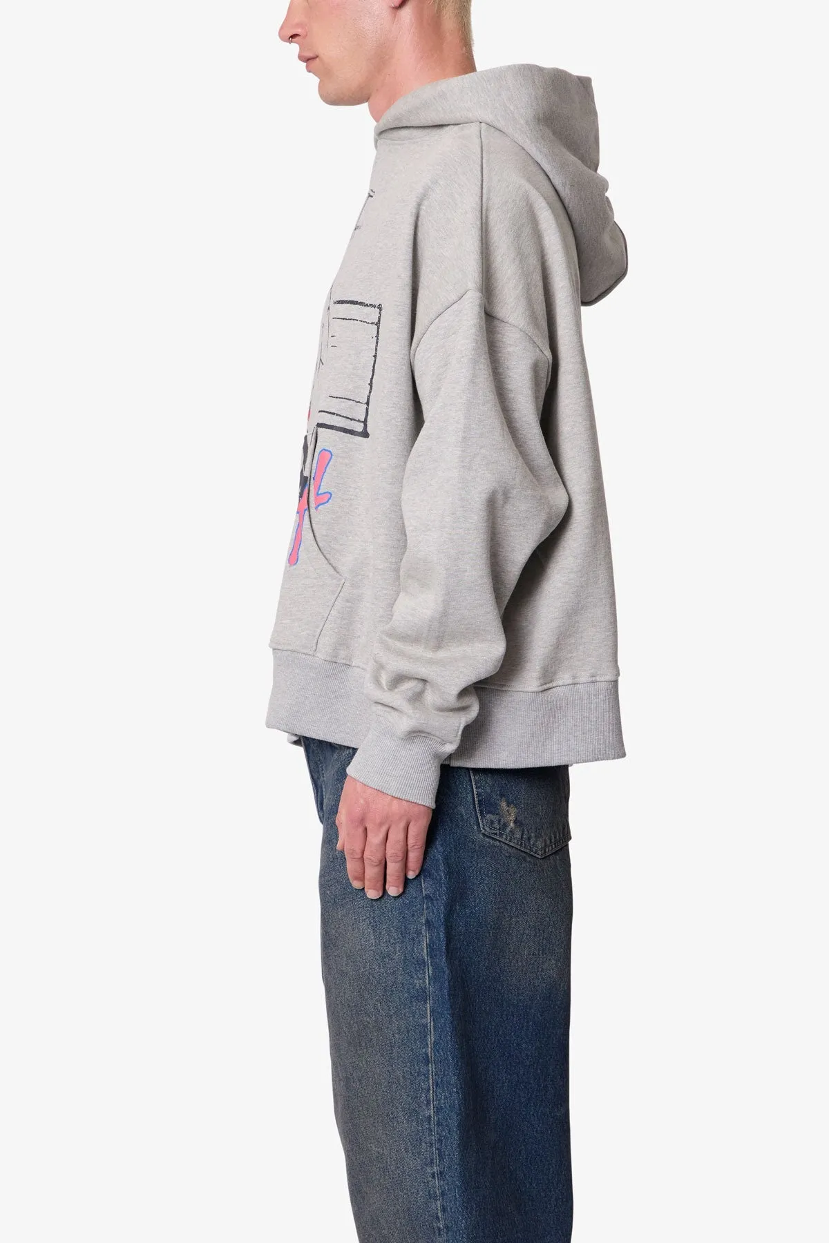 Fade Away Hoodie - Grey sold by MNML product image thumbnail 4