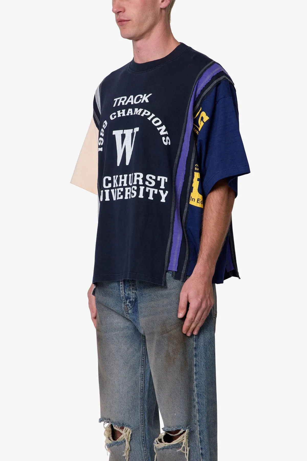 Multi Paneled Track Tee - Multi sold by MNML product image thumbnail 3