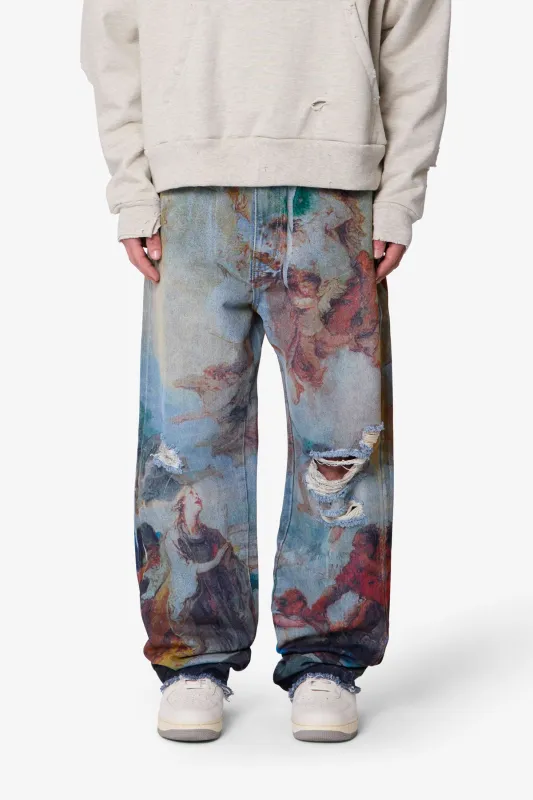 Ultra Baggy Angel Denim - Multi sold by MNML