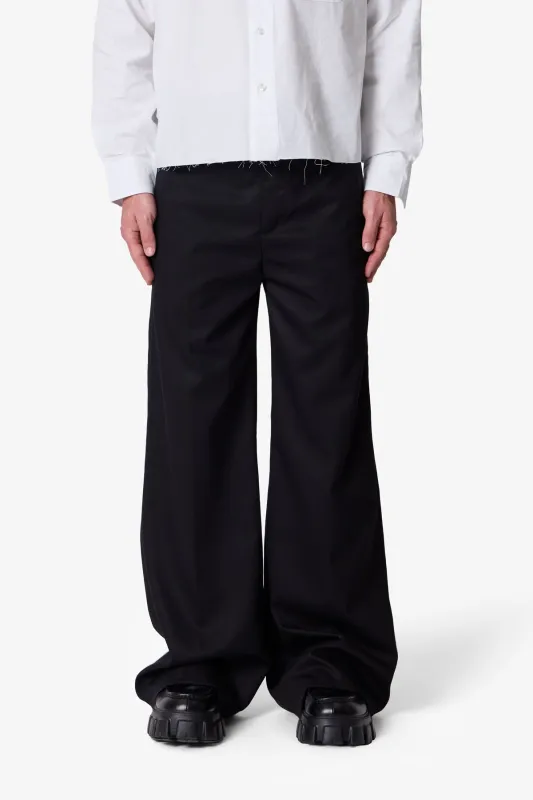 Bootcut Dress Pants - Black made by MNML